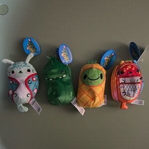 4 Cats vs Pickles stuffed animals